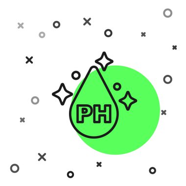Siyah çizgi organik yağ beyaz arka planda izole edilmiş saç bakım ikonu için gerekli. Saç yağı uzuyor. Vektör.