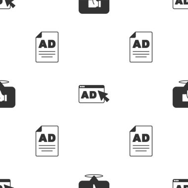 Set Dislike in speech bubble, Advertising and on seamless pattern. Vector.