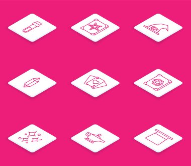 Aşk iksiri, Antik Sihirli Cadı Şapkalı Sihirli Taş, iskambil kağıtları, parıldayan yıldızlar, lamba ya da Aladdin ikonu. Vektör.