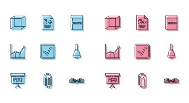 Satır Geometrik şekil Küp Kitabı 'nı kelime matematik fonksiyon matematiksel sembolü Mobil hesap makinesi arayüzü Açık Kitap Test kağıdı Sigma ve Hesap makinesi simgesi ile ayarla. Vektör.