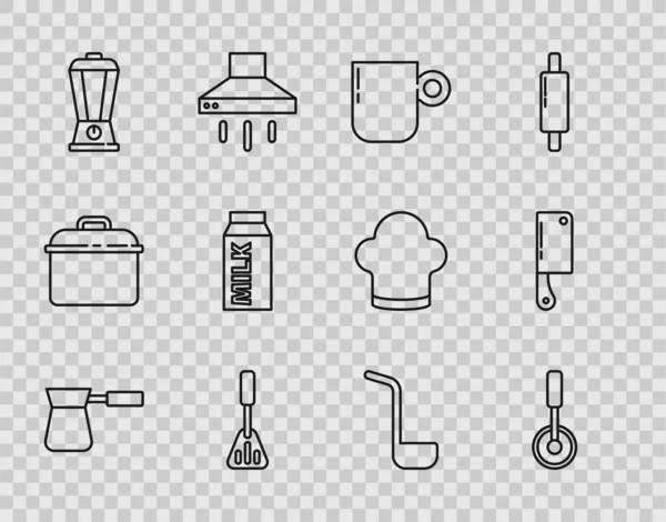 나이프 블렌더 Spatula Blender 페이퍼 패키지를 국자와 젓가락 아이콘에 Vector — 스톡 벡터