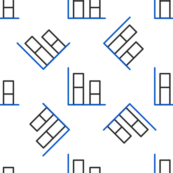 Liniendiagramm Zeitplan Diagramm Infografik Kuchendiagramm Symbol Isoliert Nahtlose Muster Auf — Stockvektor