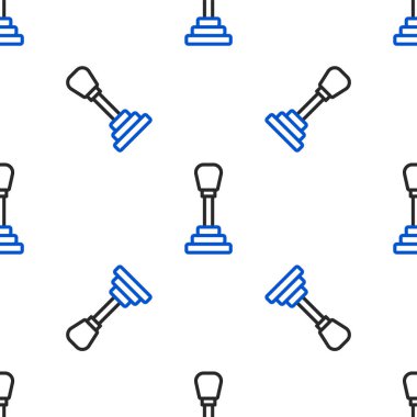 Çizgi Gear şekil değiştiren simgesi beyaz arkaplanda izole edilmiş pürüzsüz desen. Elle iletim simgesi. Renkli taslak konsepti. Vektör.