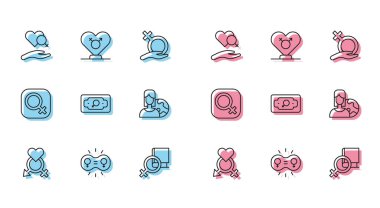 Kadın cinsiyet eşitliği kitabı ile kadın cinsiyet eşitliği arasındaki çizgiyi belirleyin. Farklı ülkelerden para yetiştiren kadınlar kadın, kadın ve ikon. Vektör.