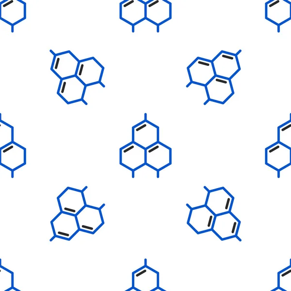 Line Chemical Formel Symbol Isoliert Nahtlose Muster Auf Weißem Hintergrund — Stockvektor