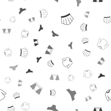 Etekçi Adam 'ın iç çamaşırlarını giydir ve pürüzsüz bir şablona geç. Vektör.