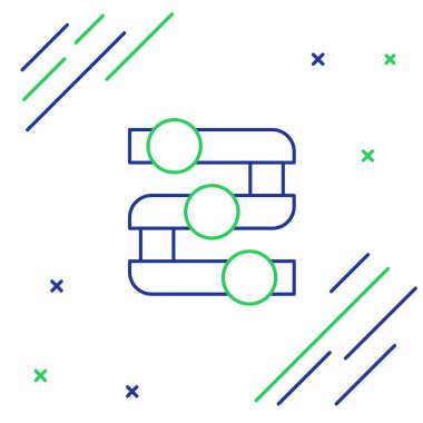 Çizelge, çizelge, çizelge, diyagram, bilgi, beyaz arkaplanda izole edilmiş turta grafik simgesi. Renkli taslak konsepti. Vektör