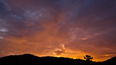 günbatımı, penceremden