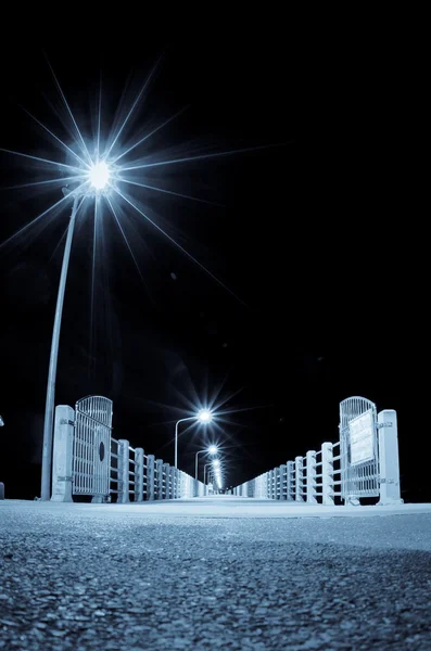 Night gate — Stock Photo, Image
