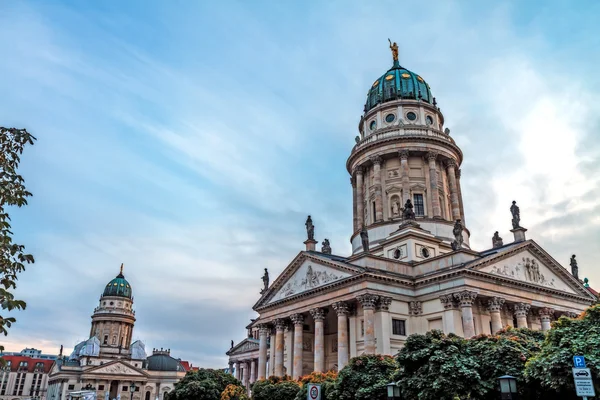 Die Zwillingskirchen von Berlin im Oktober — Stockfoto