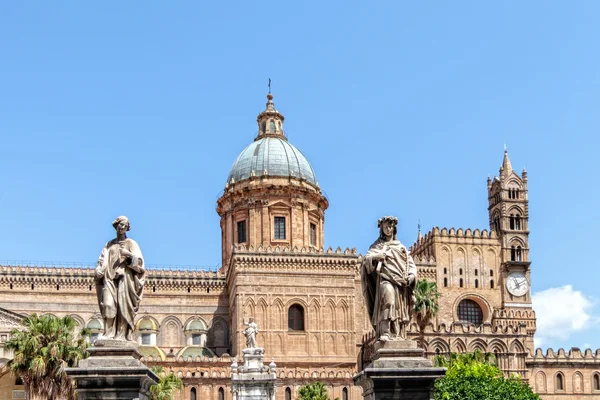 Cathedral Maria Santissima Assuanta of Palermo in Sicily — Stock Photo, Image