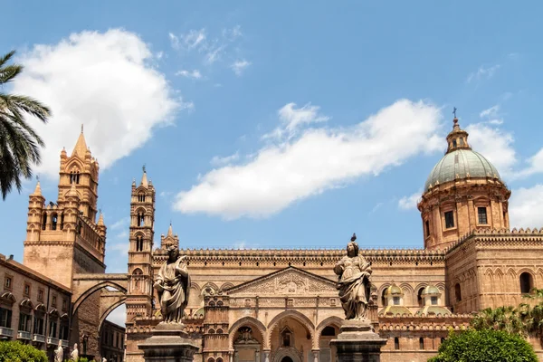 Cathedral Maria Santissima Assuanta of Palermo in Sicily — Stock Photo, Image