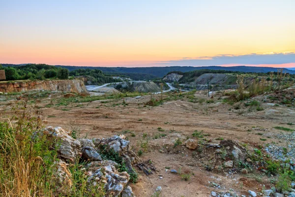 Stone Quarry in the Evening — Stock Photo, Image