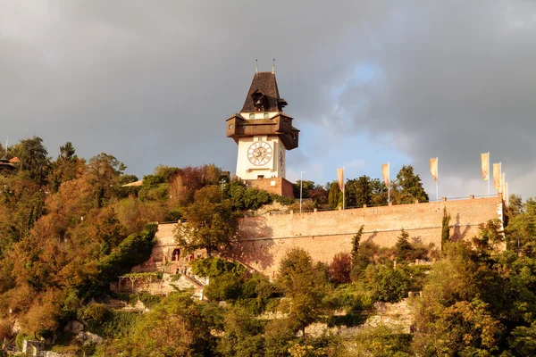 Torre do relógio Graz — Fotografia de Stock