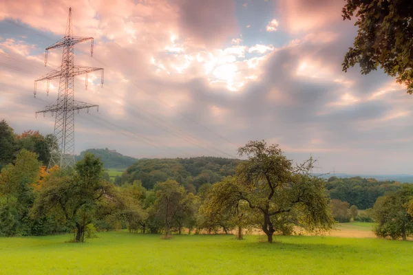 Paesaggio autunnale in Baviera — Foto Stock