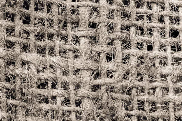 Grid Texture of a Potato Sack — Stock Photo, Image
