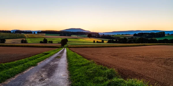 Mooie herfst zonsopgang in Beieren, Europa — Stockfoto