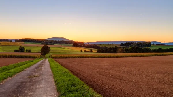 Hermoso amanecer de otoño en Baviera, Europa —  Fotos de Stock