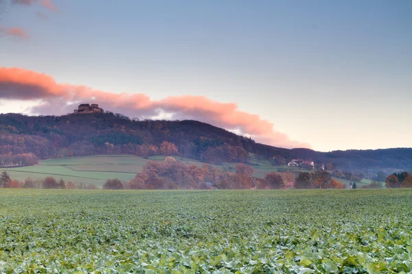 Paisagem de Inverno Rural da Baviera — Fotografia de Stock