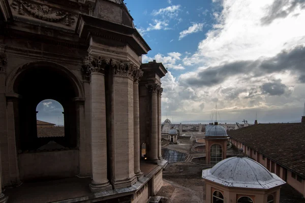 Blick auf die Basilika St. Peter — Stockfoto