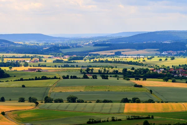 Francká letní krajina — Stock fotografie