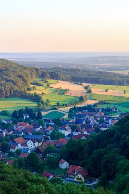 Bavyera kırsal kırsal manzara