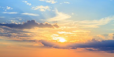 dramatik günbatımı