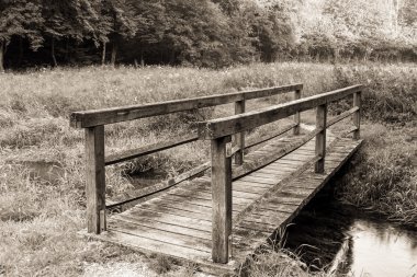 antika ahşap köprü