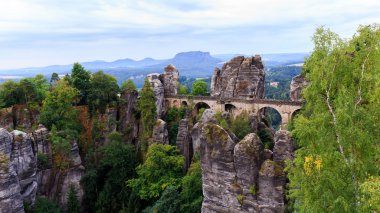 saxonia dresden yakınlarında Bridge'de Kalesi