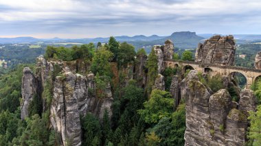 saxonia dresden yakınlarında Bridge'de Kalesi