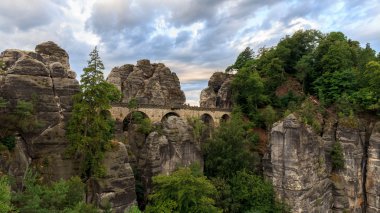 saxonia dresden yakınlarında Bridge'de Kalesi