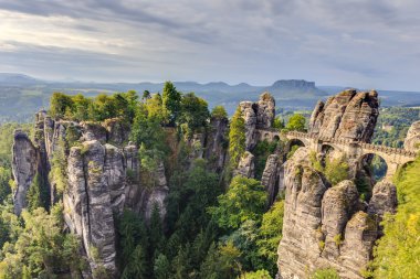 saxonia dresden yakınlarında Bridge'de Kalesi