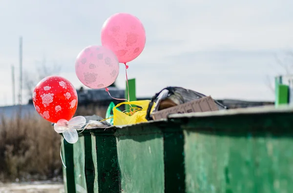 Utilization of balloons. — Stock Photo, Image