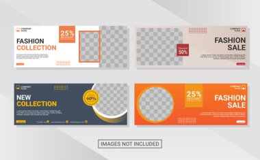 Yaratıcı web pankartı tasarım şablonu