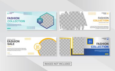 Yaratıcı web pankartı tasarım şablonu