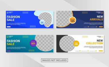 Yaratıcı web pankartı tasarım şablonu