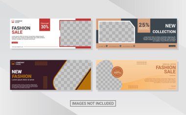 Yaratıcı web pankartı tasarım şablonu