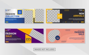 Yaratıcı web pankartı tasarım şablonu