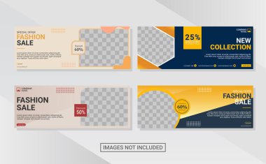 Yaratıcı web pankartı tasarım şablonu