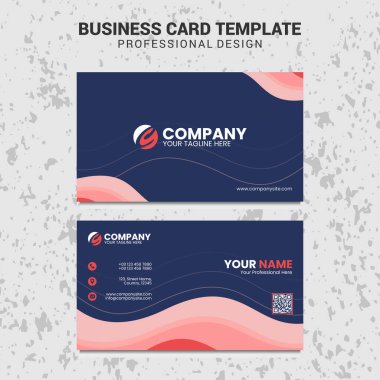 Yaratıcı kartvizit tasarım şablonu