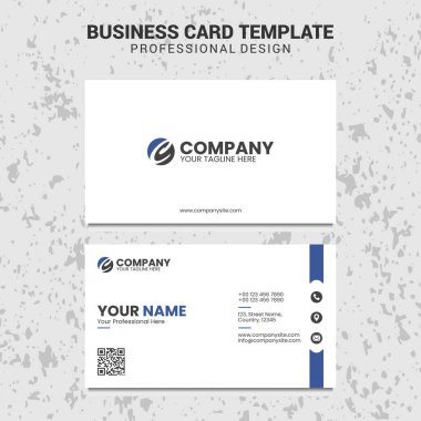 Yaratıcı kartvizit tasarım şablonu