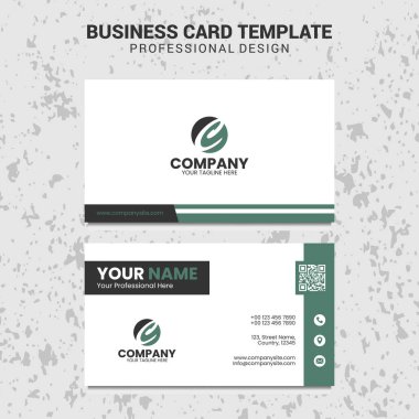 Yaratıcı kartvizit tasarım şablonu