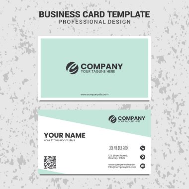 Yaratıcı kartvizit tasarım şablonu