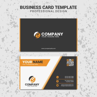 Yaratıcı kartvizit tasarım şablonu