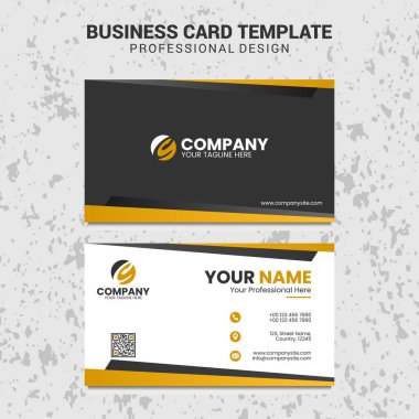Yaratıcı kartvizit tasarım şablonu