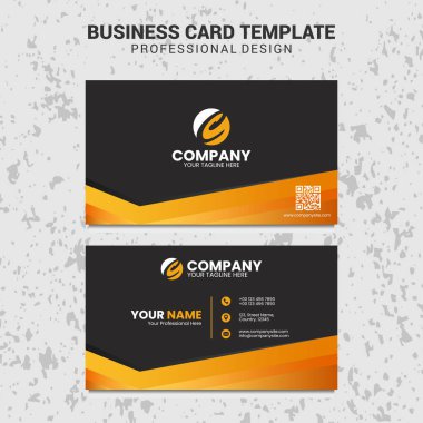Yaratıcı kartvizit tasarım şablonu