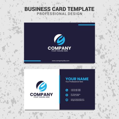 Yaratıcı kartvizit tasarım şablonu