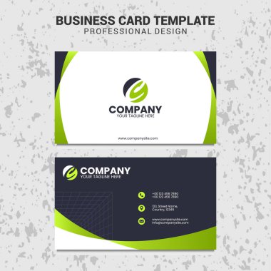 Yaratıcı kartvizit tasarım şablonu