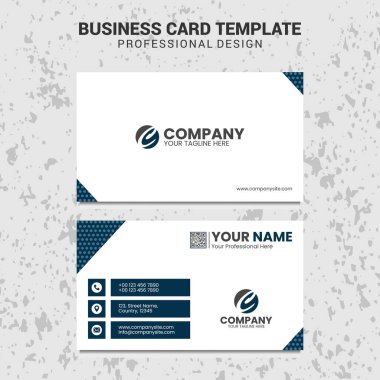 Yaratıcı kartvizit tasarım şablonu