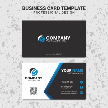 Yaratıcı kartvizit tasarım şablonu